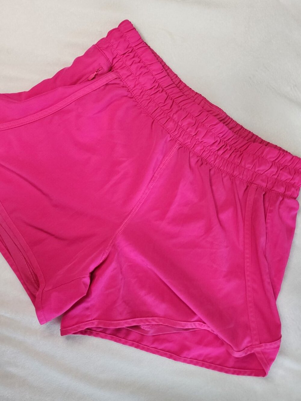 Avia Pink 2-in-1 Running Shorts with Built-in Bike Liner Size Medium (8-10)